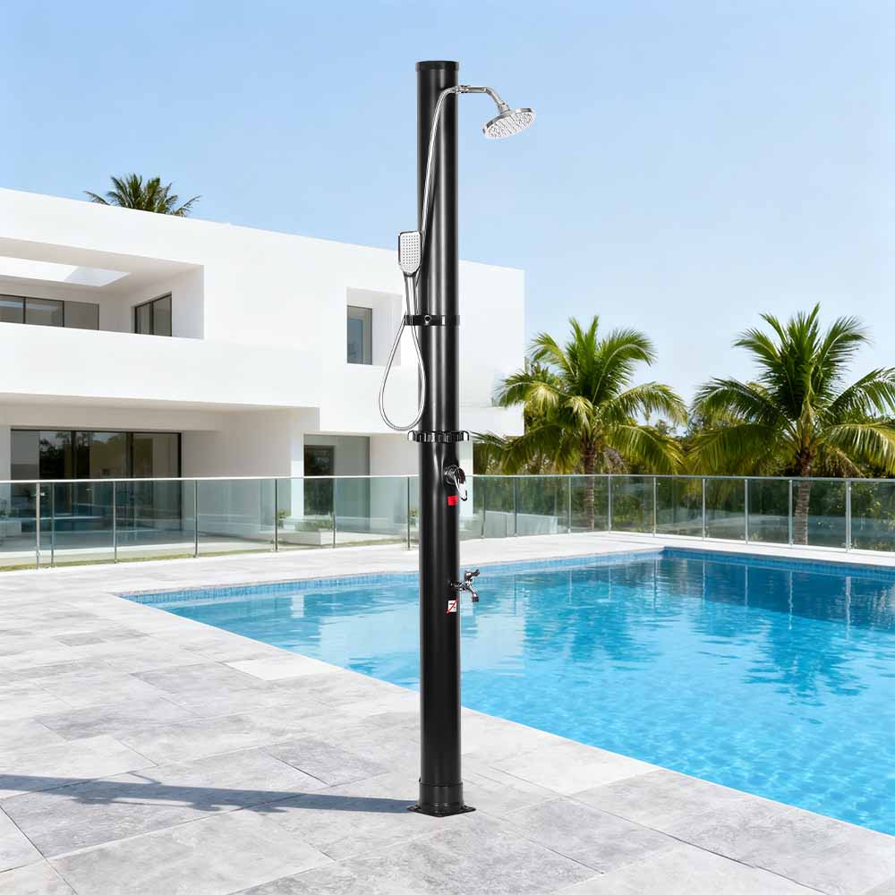 LY18L05-HB 18L Двухсекционная хромированная насадка для душа из АБС-пластика Солнечный душ Душ для сада на открытом воздухе